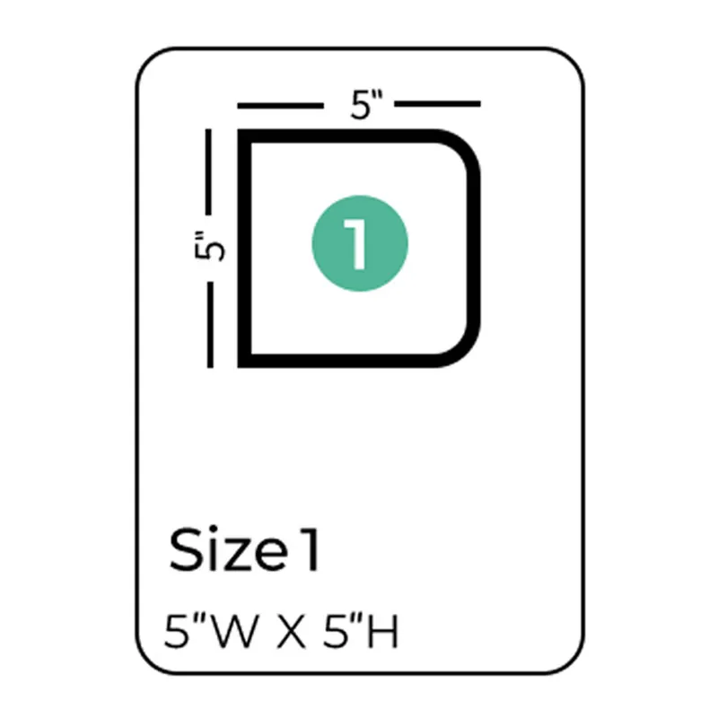 5 X 5 size board book