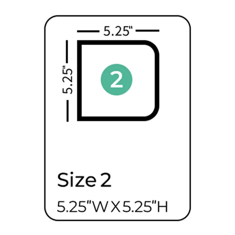5.25 X 5.25 size board book