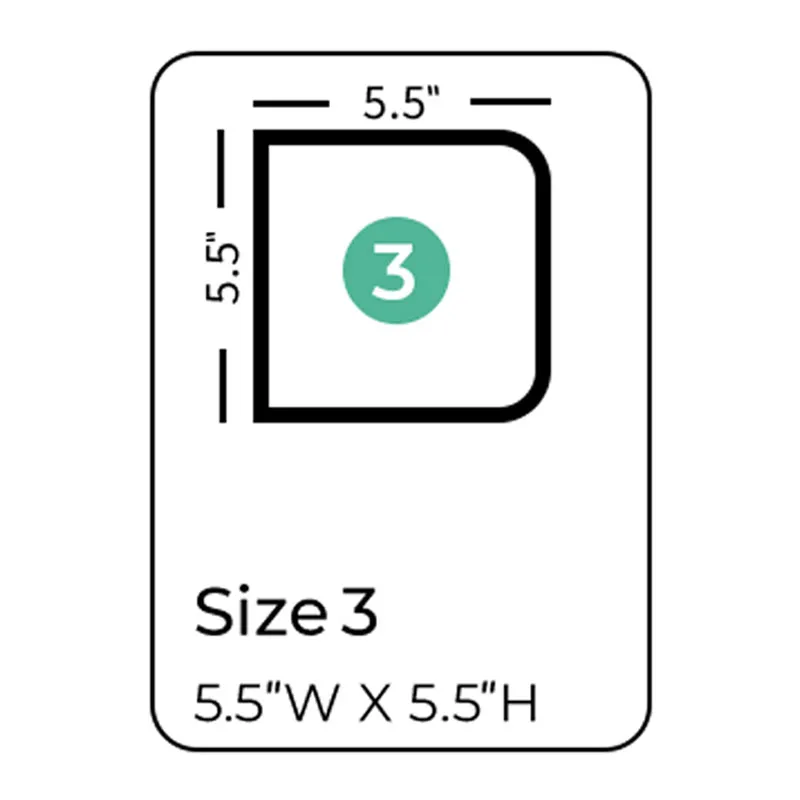 5.5 X 5.5 size board book