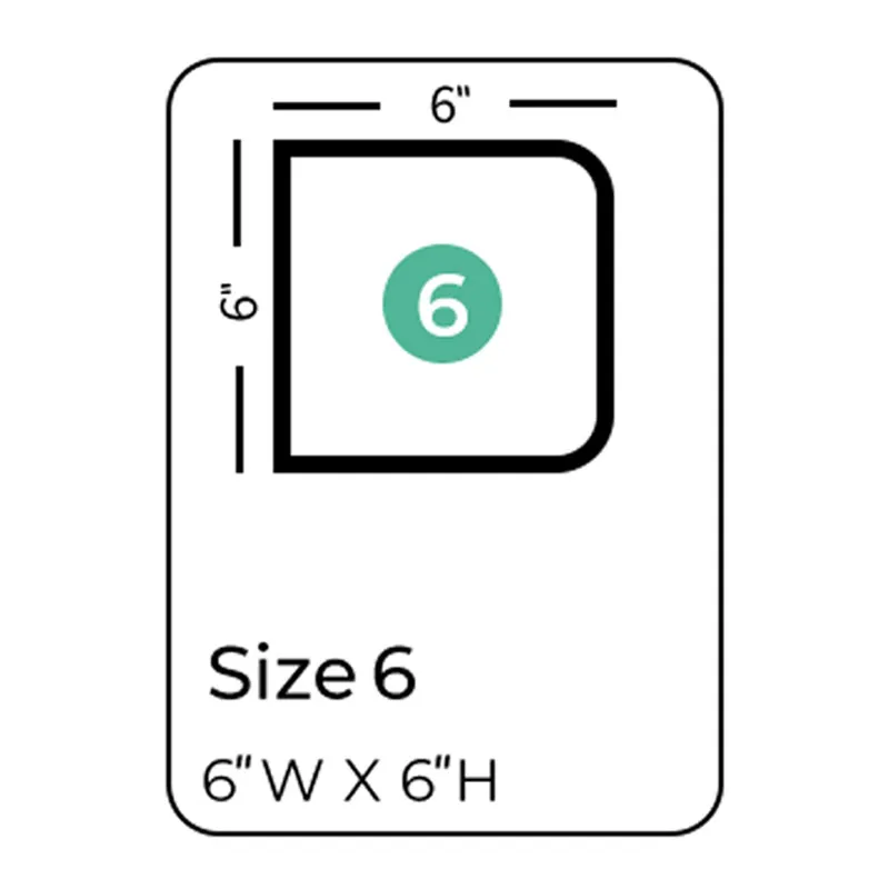 6 X 6 size board book