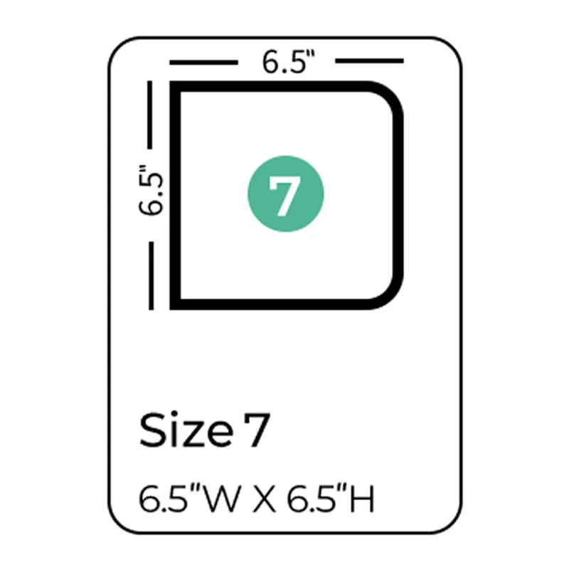 6.5 X 6.5 size board book