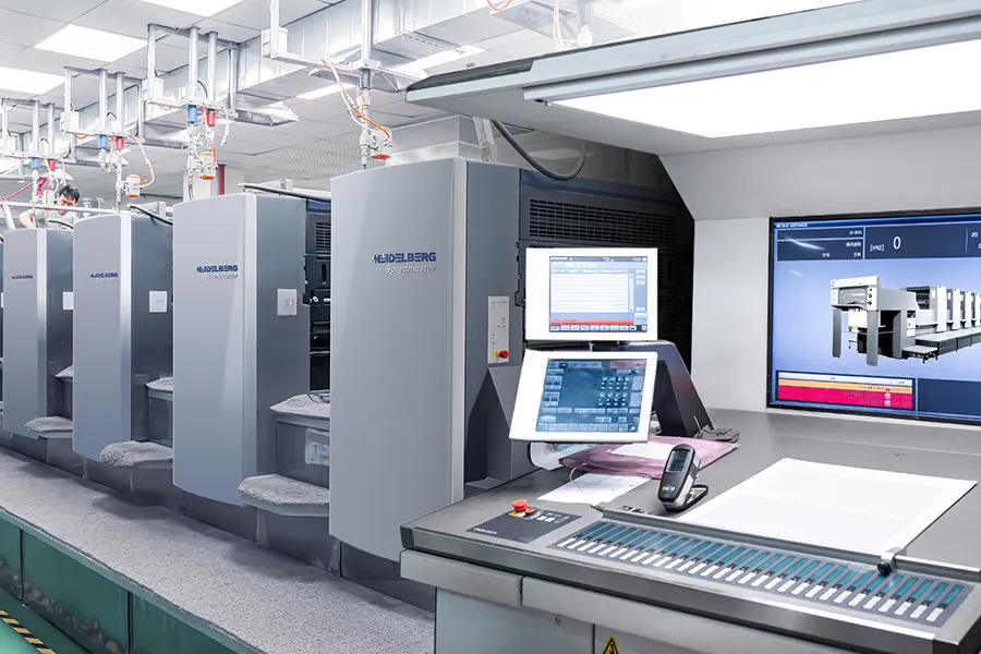 छह रंग और यूवी प्रिंटिंग मशीन：Heidelberg CD102 6+L