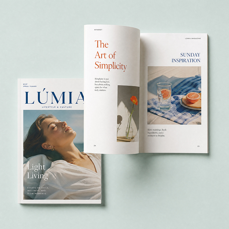 Custom Brand Magazines Printing