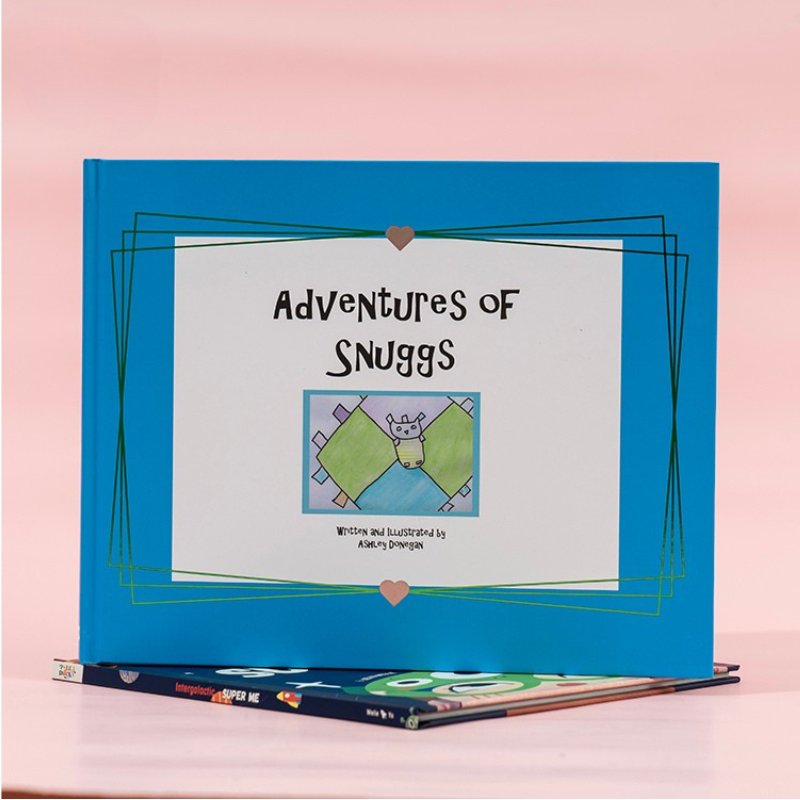 Custom Children Learning Book Green Material Safe Paper
