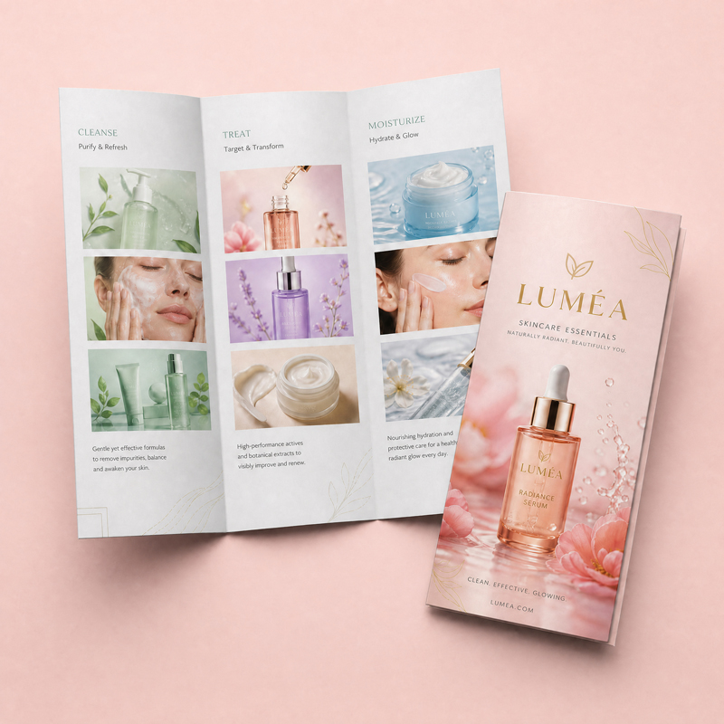 Custom Cosmetic Brochures
