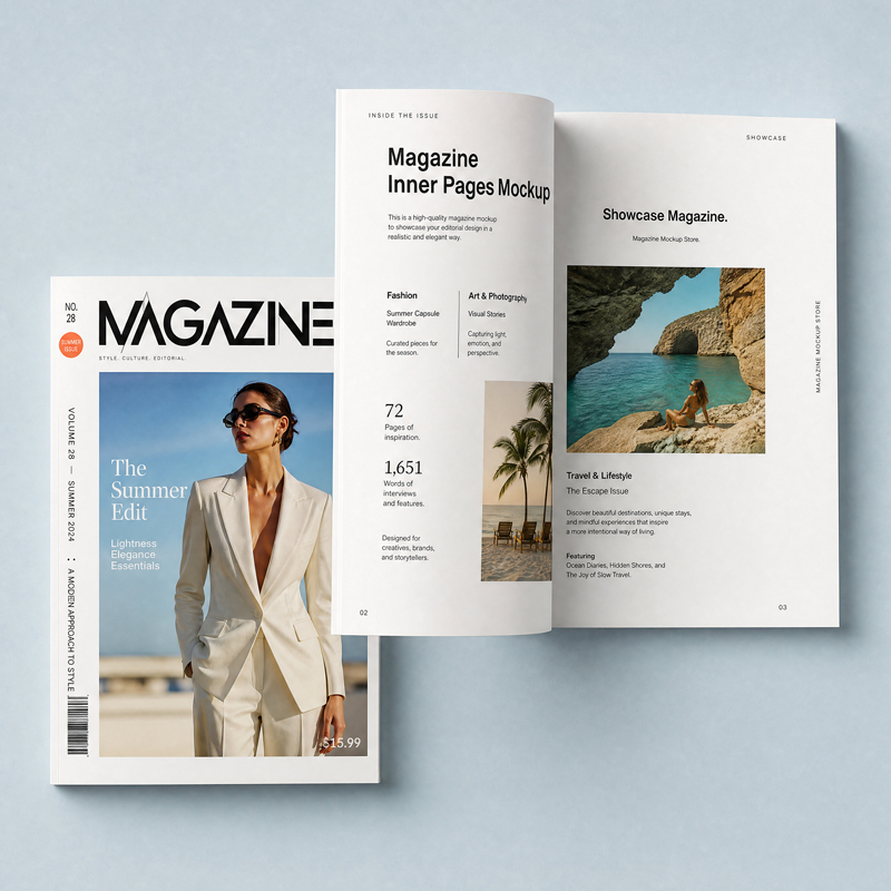 Custom Fashion Magazines Printing