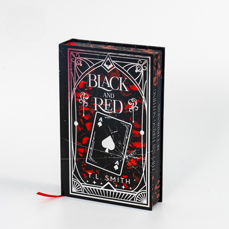 Custom Hardcover Black Book Edge Finish