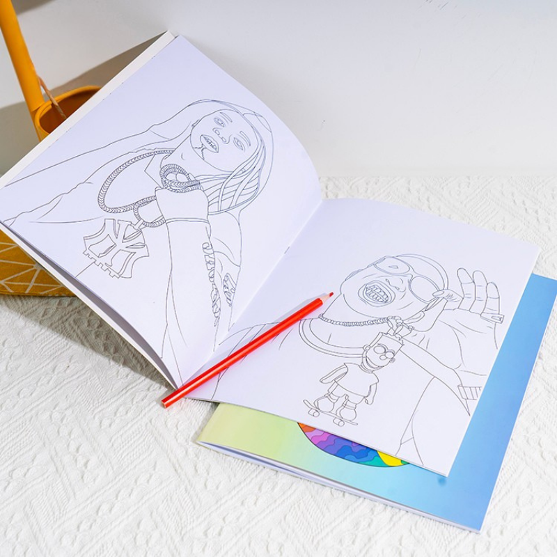 Custom Kid Coloring Book Personalized Gift for Children