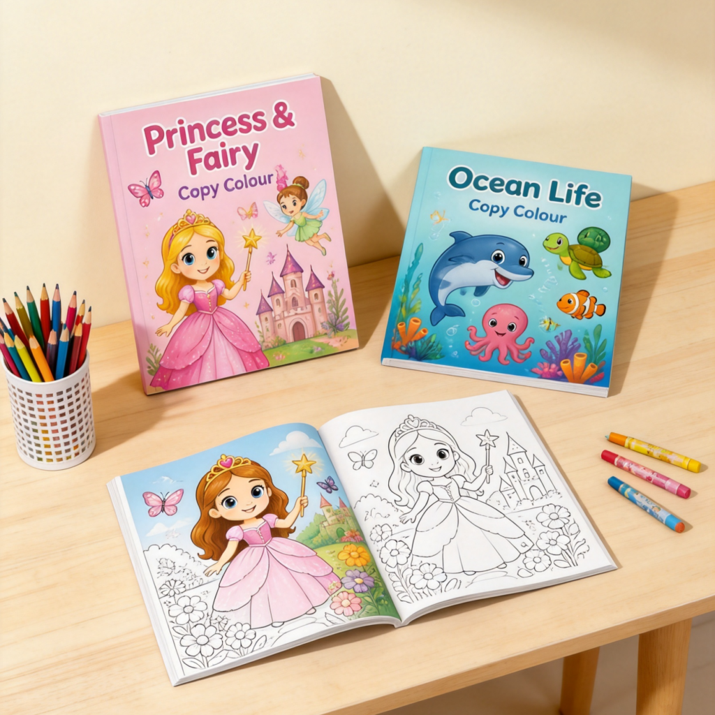 Custom Kindergarten Coloring Book for Early Learning
