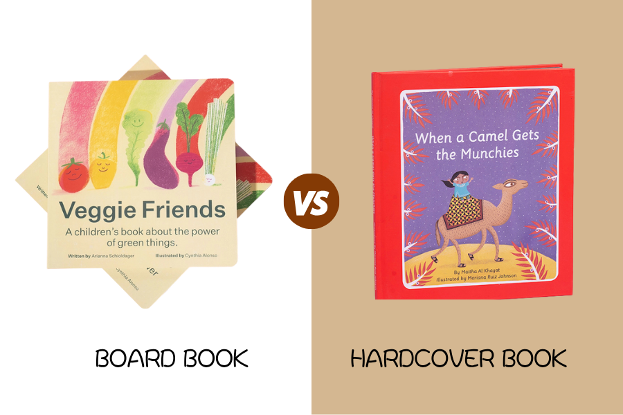 Difference And Comparison Between board book and hard (1)