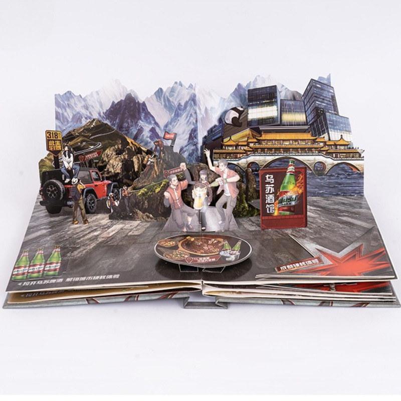 Flip Pop up Book Custom Board Book Printing