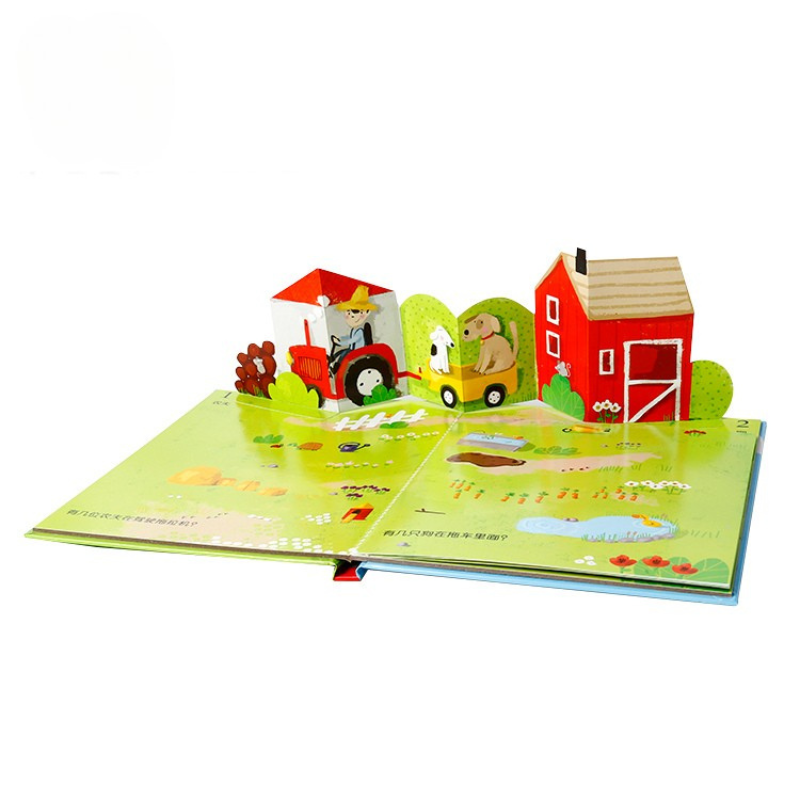 Professional Customized Design Pop up Story Children 3D Books