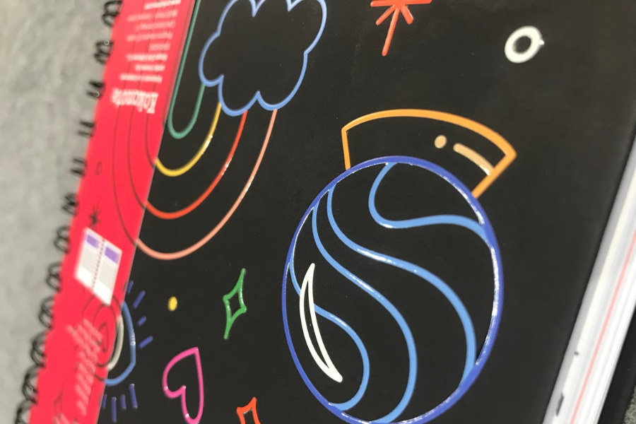 UV Printing for Vibrant Notebook Logos