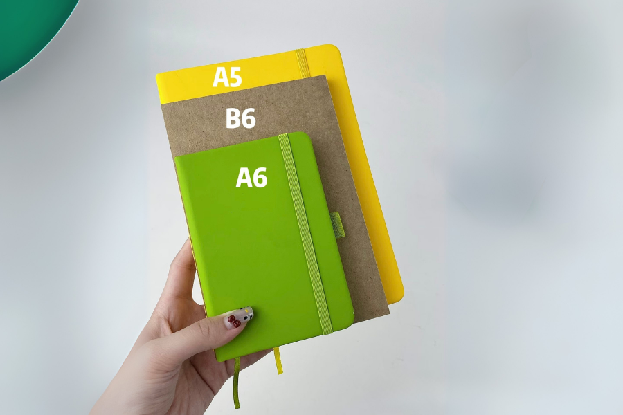 notebook size