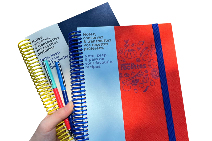 spiral notebook