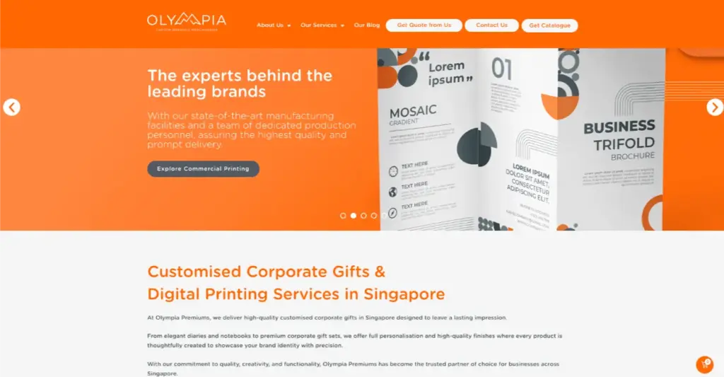 Olympia Premiums custom notebook manufacturer