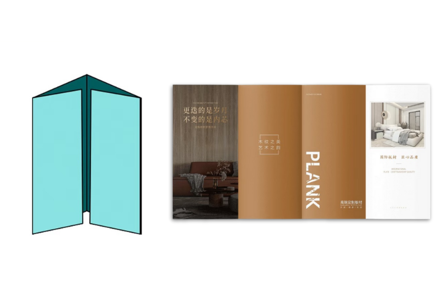 double gate fold brochure