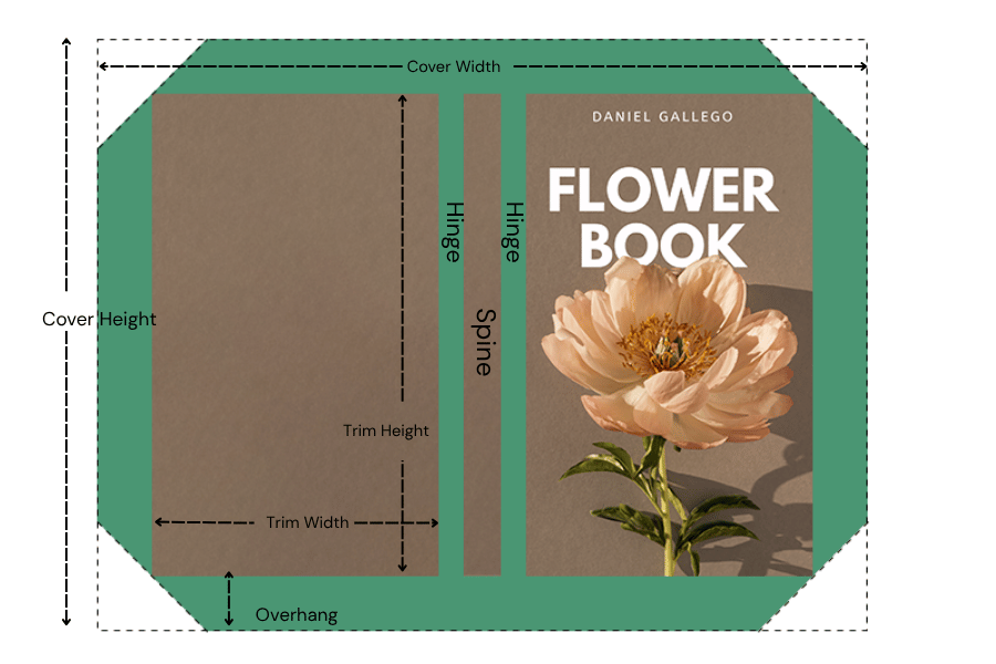 hardcover book dimension