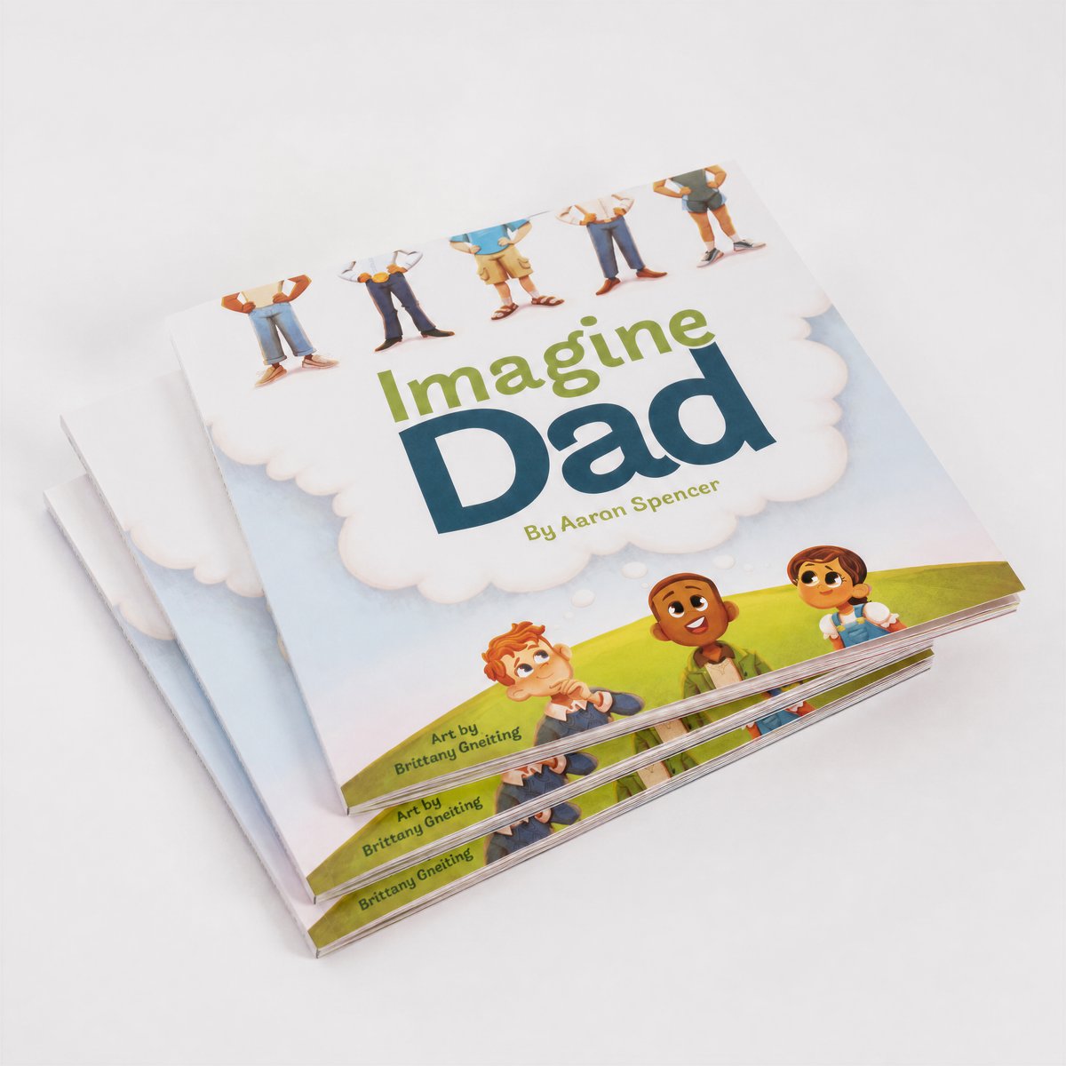 Imagine Dad Softcover Picture Book