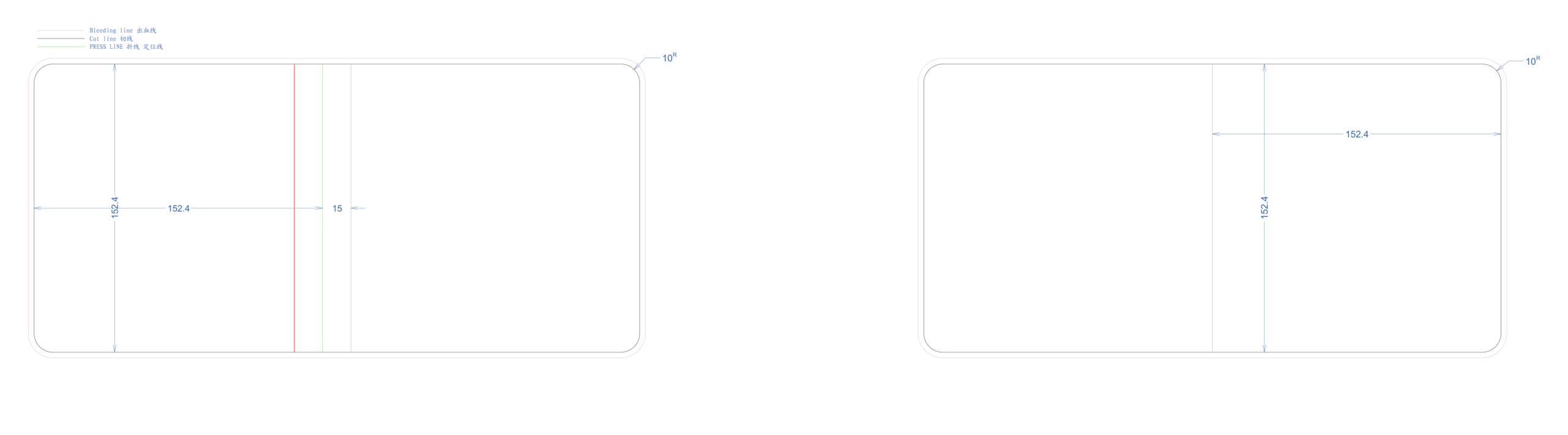 Children's Board Book Dieline Template Preview